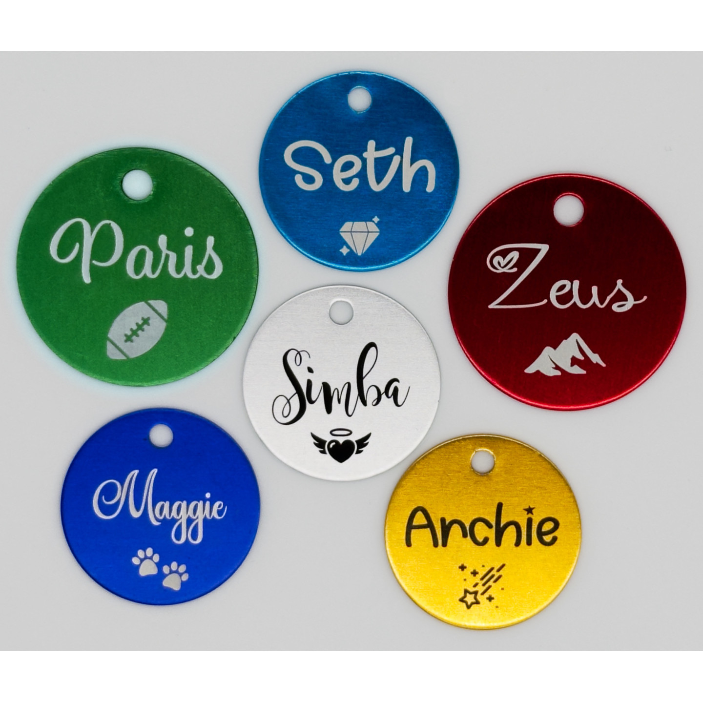 Personalized Laser-Engraved Pet ID Tag for Dogs & Cats